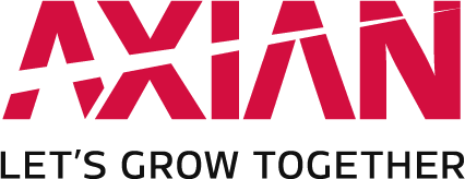 Groupe Axian — Groupe panafricain d'envergure opérant dans les télécoms, les énergies renouvelables et la fintech Logo Groupe Axian — Conglomérat panafricain télécoms et finance, client Generalia Assurances